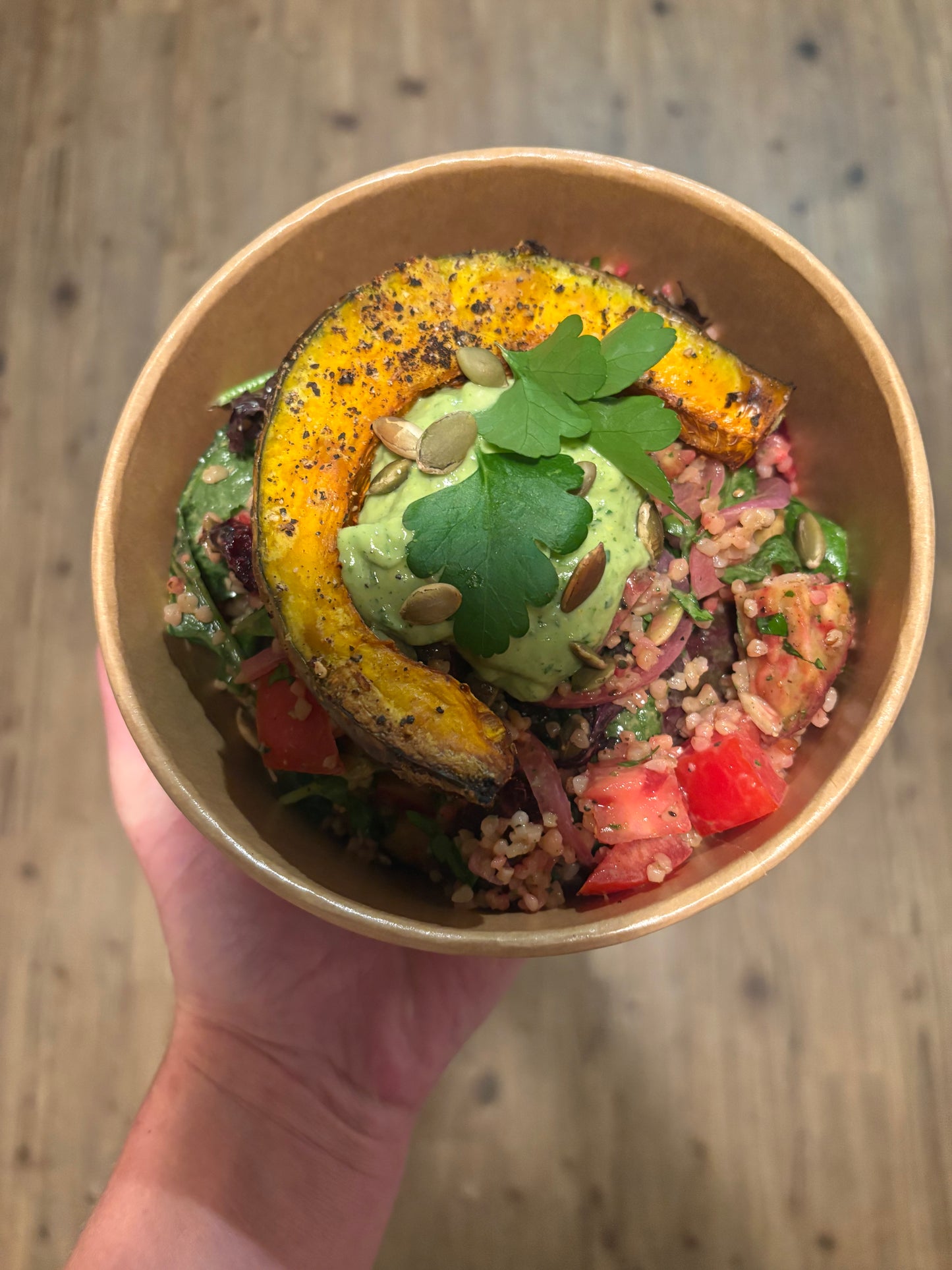 Hearty Pumpkin Salad (DF V)