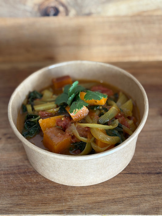 Kumara and Coconut Curry (DF GF V)